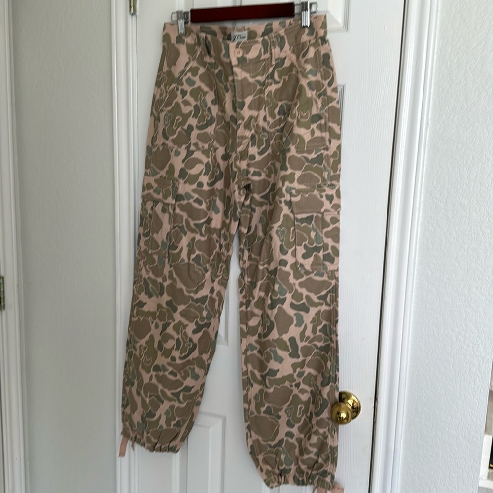 Camo Cargo Joggers - JCrew NWT size 28